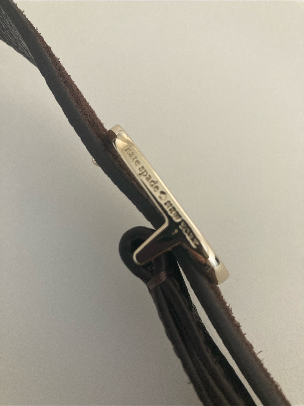 Kate Spade Brown Suede Shoulder Bag - Picture 4 of 11